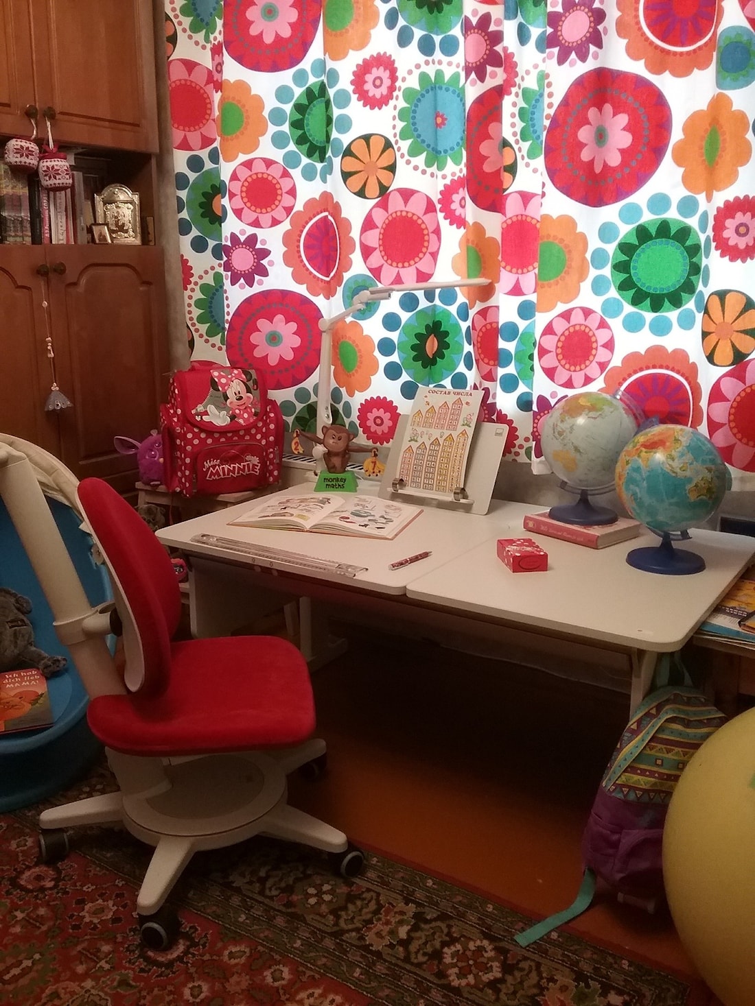 стол-парта moll Champion left up  и стул moll Maximo