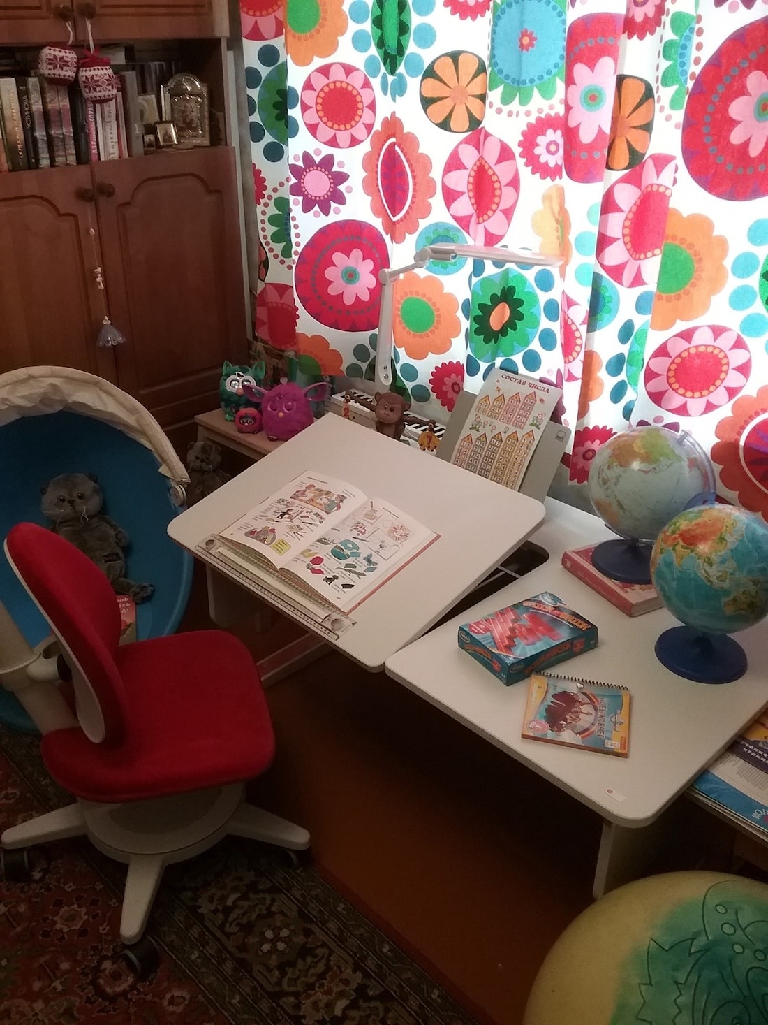 стол-парта moll Champion left up  и стул moll Maximo