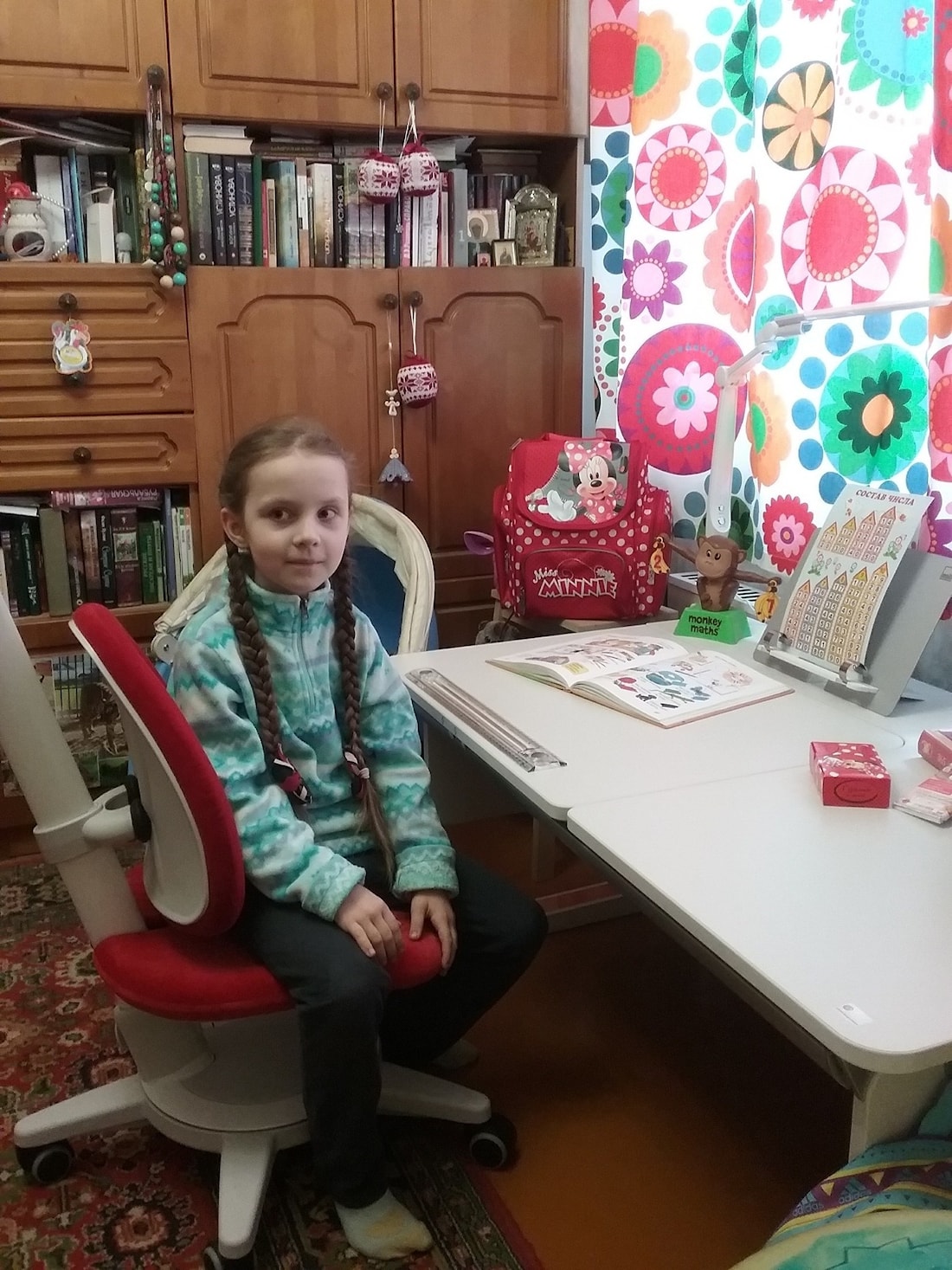 стол-парта moll Champion left up  и стул moll Maximo