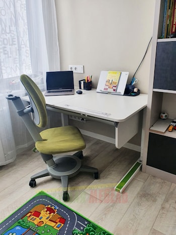 Растущая парта moll Champion и регулируемый стул moll Maximo