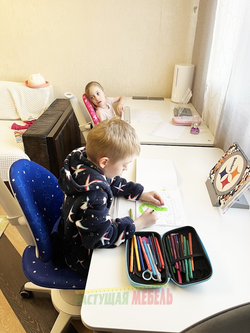 Парты moll Winner Comfort и стулья moll Maximo