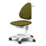 Стул Maximo белое основание/ткань Soft /Moss/НОВИНКА