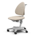 Стул Maximo белое основание/ткань Ted /Beige/НОВИНКА