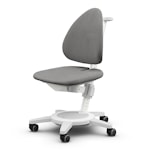 Стул Maximo белое основание/ткань Ted /Grey/НОВИНКА