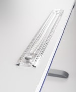 Линейка на магнитах прозрачная