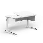 Расущая парта Champion Slim/ боковины белые