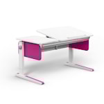 Расущая парта Champion Slim/боковины розовые