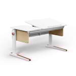 Расущая парта Champion Slim/ боковины дуб (натуральное дерево)