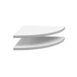 Дополнитедьные полки переменной высоты скругленной формы / 2шт