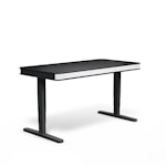 Регулируемый стол moll T6 L Черный каркас/белый профиль/5 ящиков белых/3 розетки