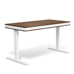 Регулируемый стол moll T8 L Exlusiv Грецкий орех/белая рама