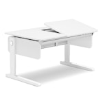 Письменный стол Champion Comfort/right up/белые боковины