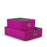 Войлочный контейнер moll Baskets/ розовый / 2 шт